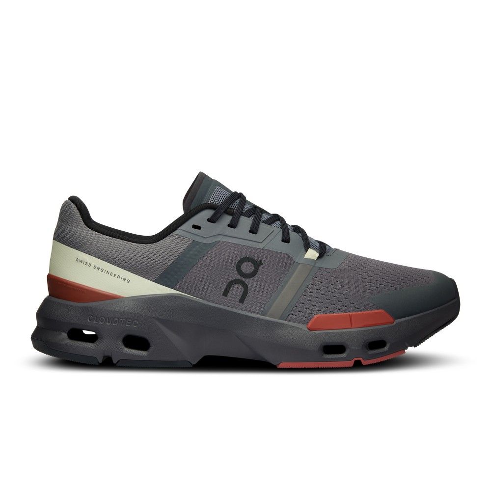 On |Men QC Cloudpulse Training & GYM Shoes Rock / Chili | UD36-O7KW