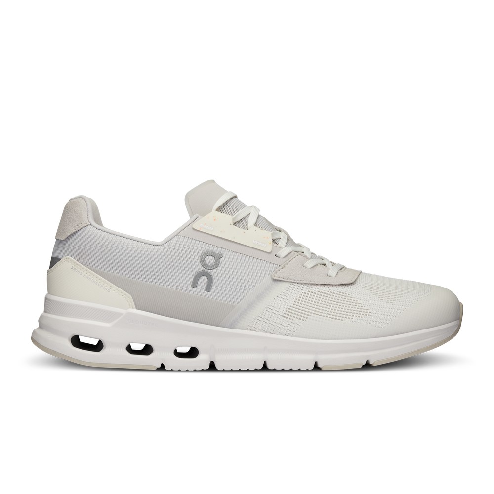 On |Men QC Cloudrift Lifestyle Shoes Undyed-White / Frost | RW01-P4MV