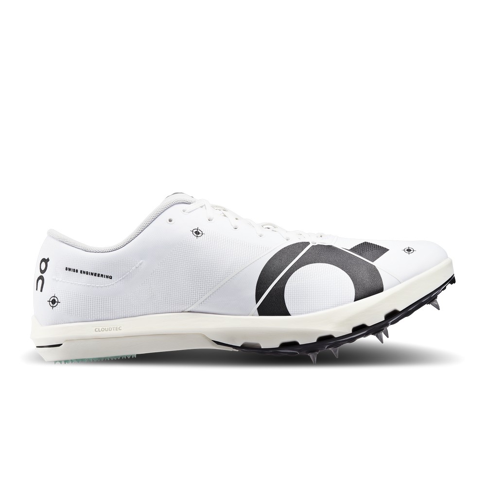 On |Men QC Cloudspike 10000m Road Running Shoes Undyed-White / Mint | FX60-E5RC