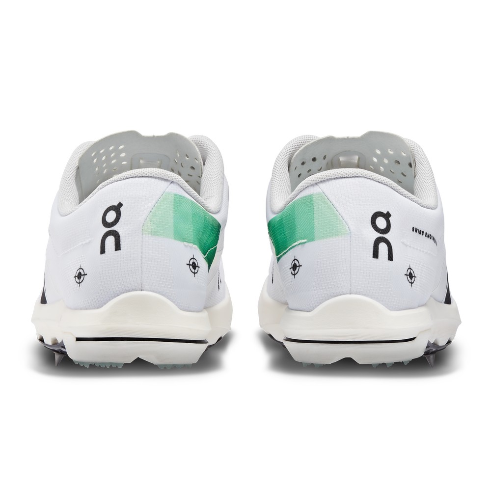 On |Men QC Cloudspike 10000m Road Running Shoes Undyed-White / Mint | FX60-E5RC