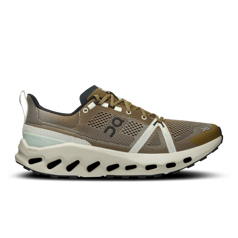 On |Men QC Cloudsurfer Trail Road Running Shoes Hunter / Ice | CH09-X5TO