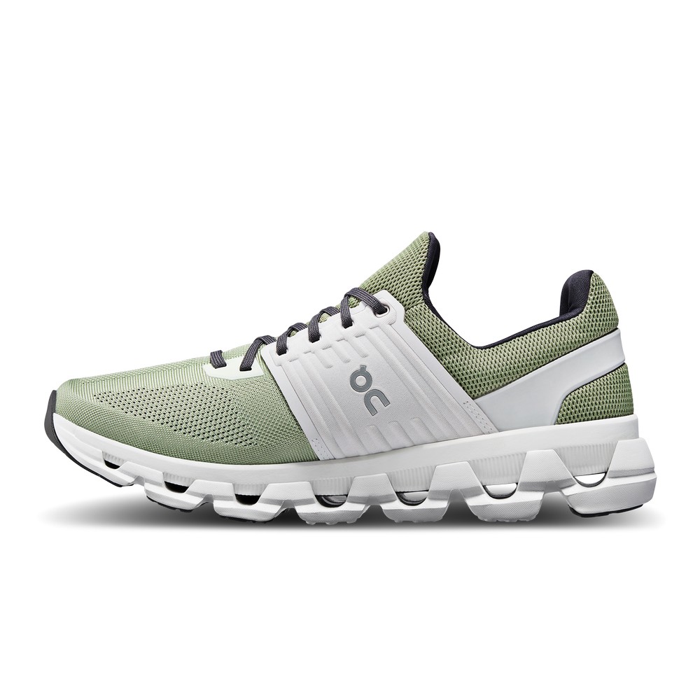 On |Men QC Cloudswift 3 AD Road Running Shoes Leaf / Frost | MC21-W0JA