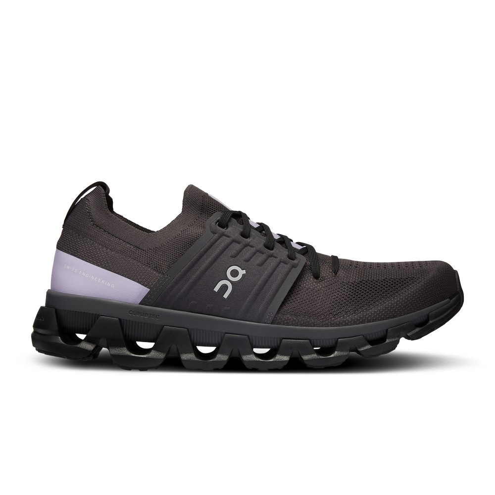 On |Men QC Cloudswift 3 Road Running Shoes Magnet / Wisteria | VF43-O9LG