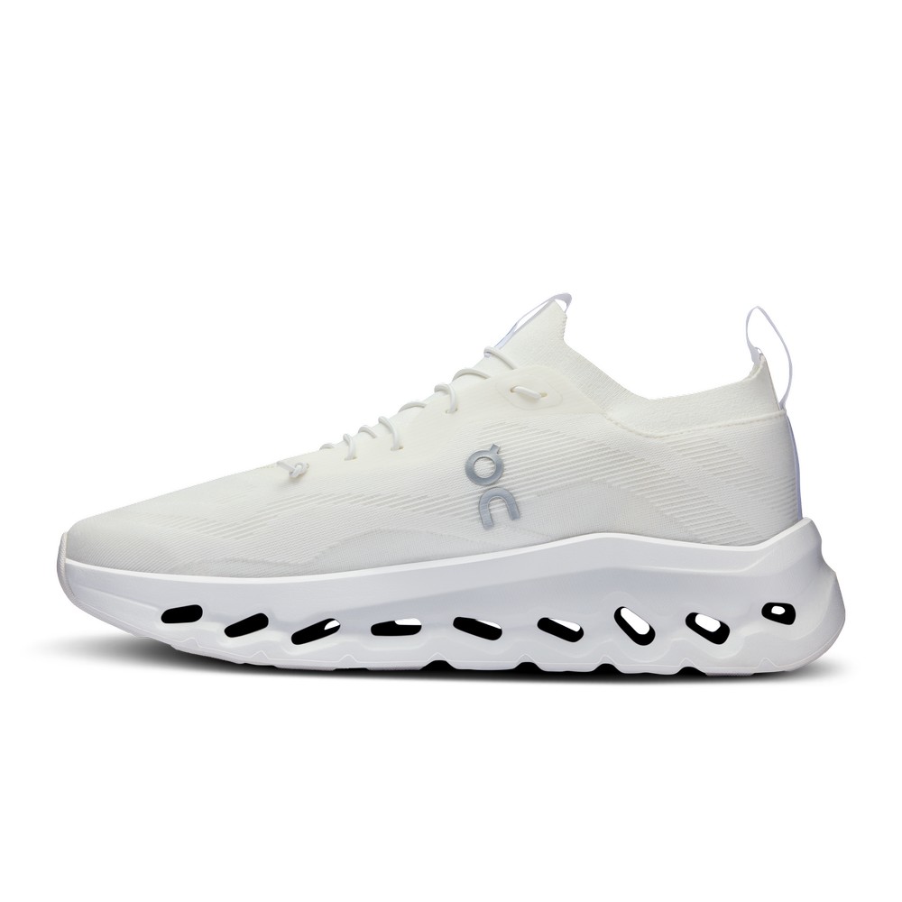 On |Men QC Cloudtilt LOEWE Lifestyle Shoes All White | DY91-V3NV