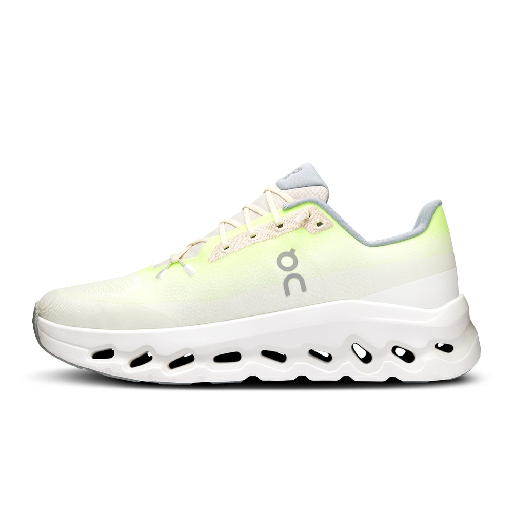 On |Men QC Cloudtilt Lifestyle Shoes Lime / Ivory | FK44-M6YY