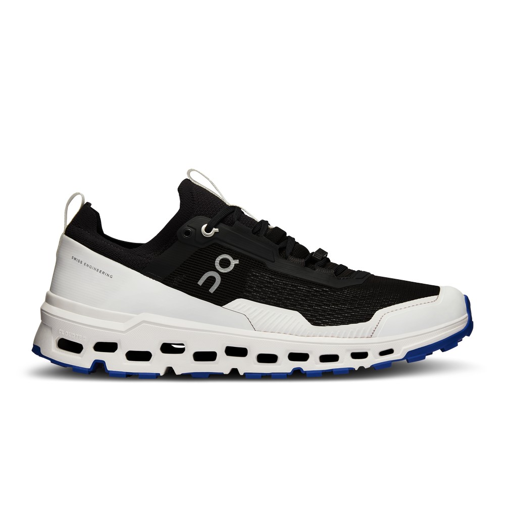 On |Men QC Cloudultra 2 Trail Running Shoes Black / White | AT95-U6CC