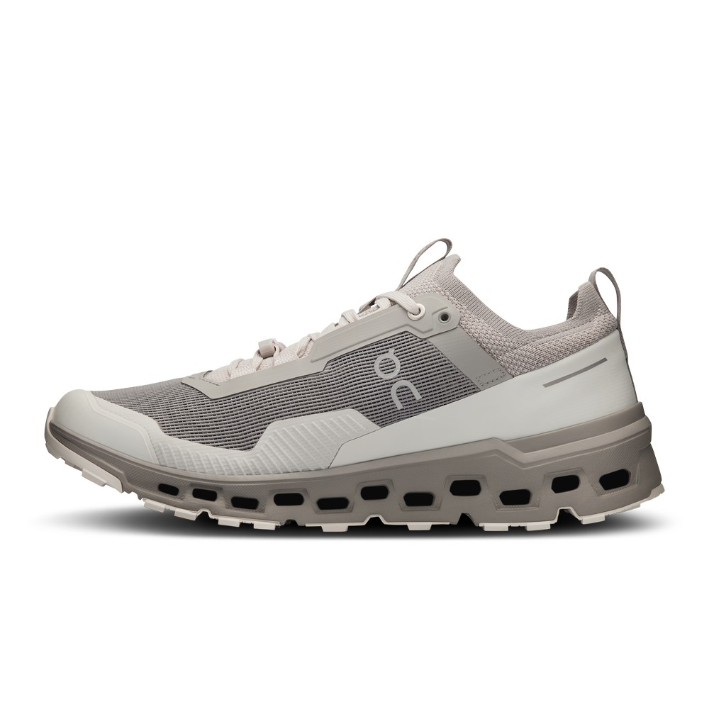 On |Men QC Cloudultra 2 Trail Running Shoes Fog / Ice | GL63-B8TT