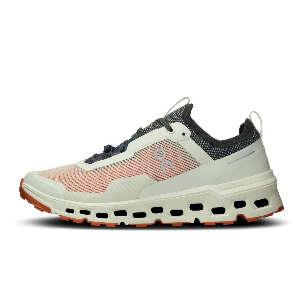 On |Men QC Cloudultra 2 Trail Running Shoes Aloe / Terracotta | II82-E2TD