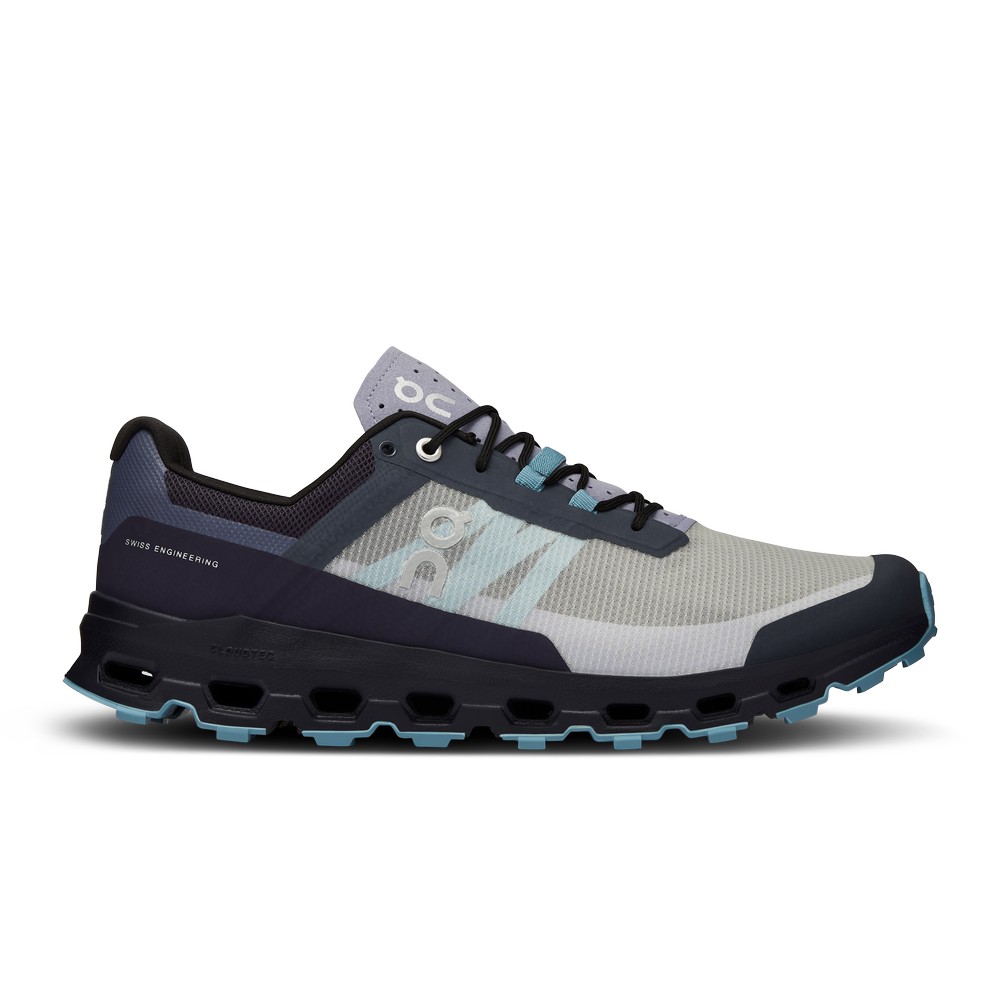 On |Men QC Cloudvista Trail Running Shoes Navy / Wash | OW69-F7AM