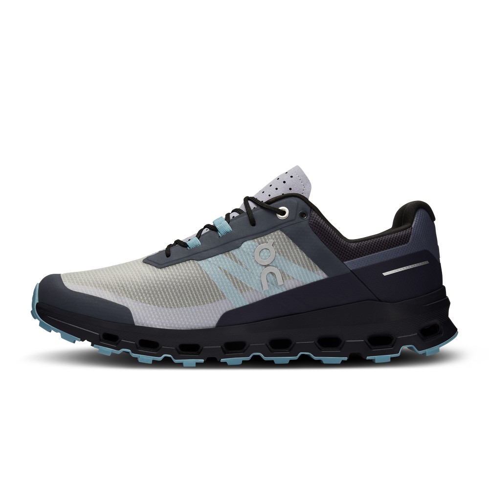 On |Men QC Cloudvista Trail Running Shoes Navy / Wash | OW69-F7AM