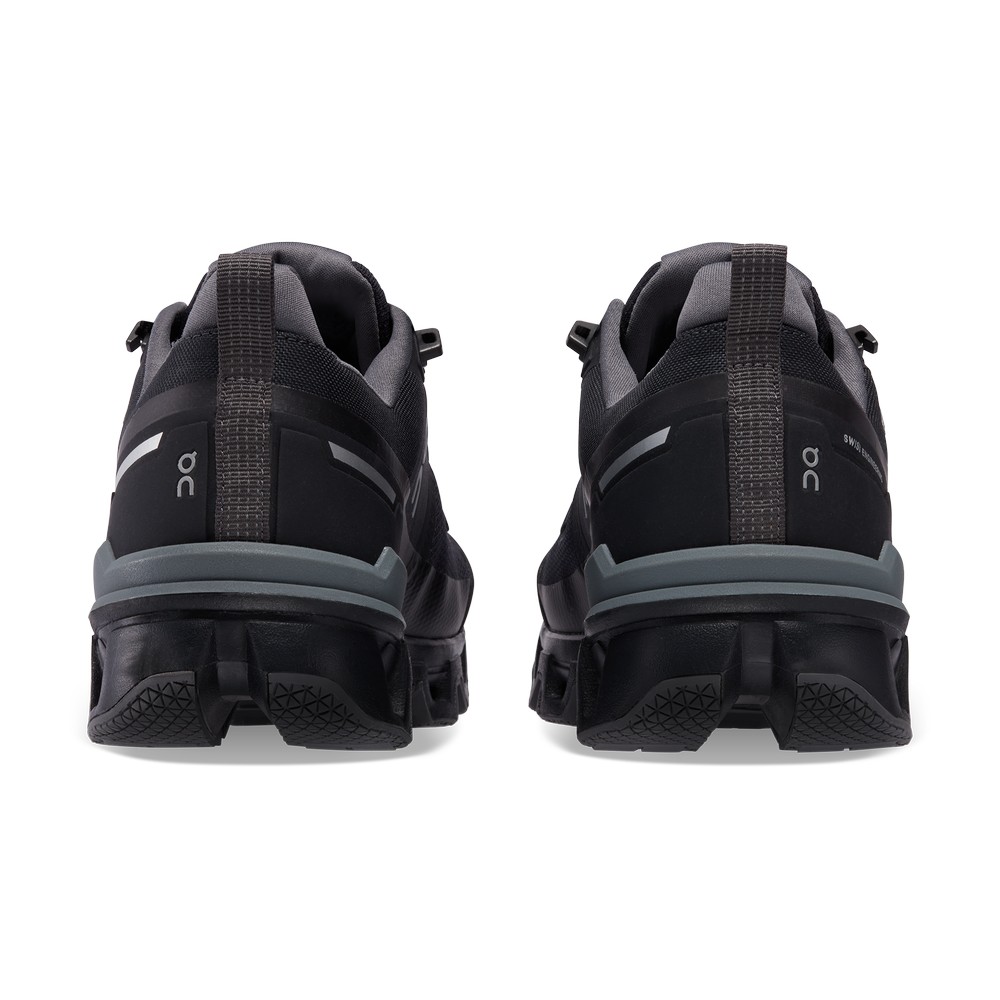 On |Men QC Cloudwander Waterproof Hiking Shoes & Boots Black / Eclipse | CS15-P5KJ