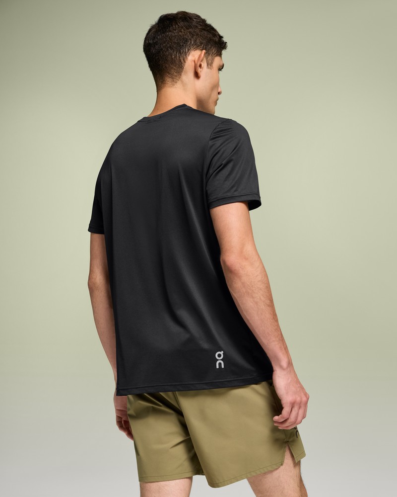 On |Men QC Core-T Tops and T-shirts Black | TB35-F3AQ