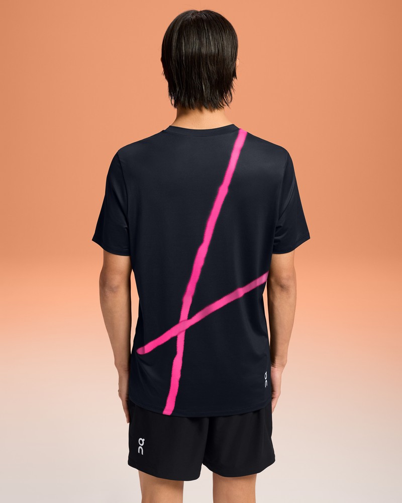 On |Men QC Court-T Tops and T-shirts Black | BN13-U4MH