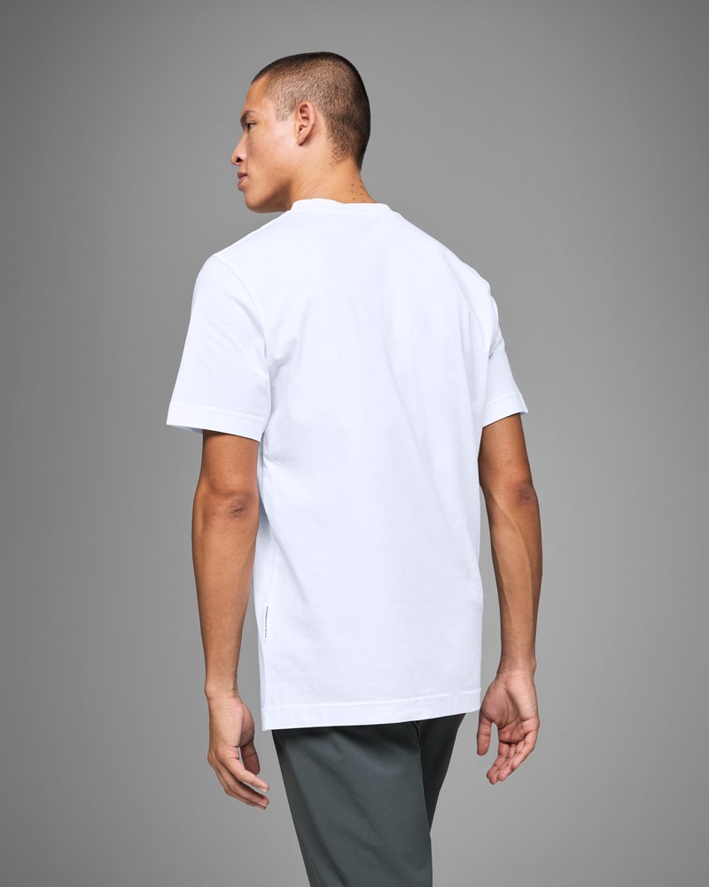 On |Men QC Graphic-T Tops and T-shirts White | RY57-N9RE