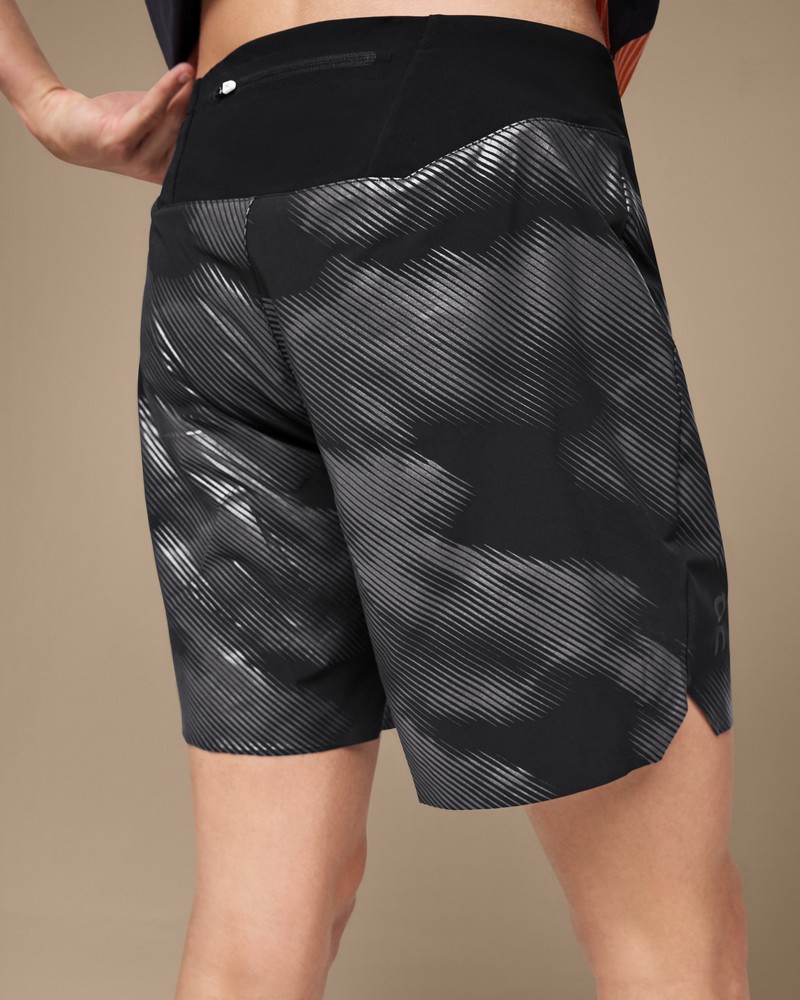 On |Men QC Lightweight Shorts Lumos Shorts Black | GO82-T1CJ