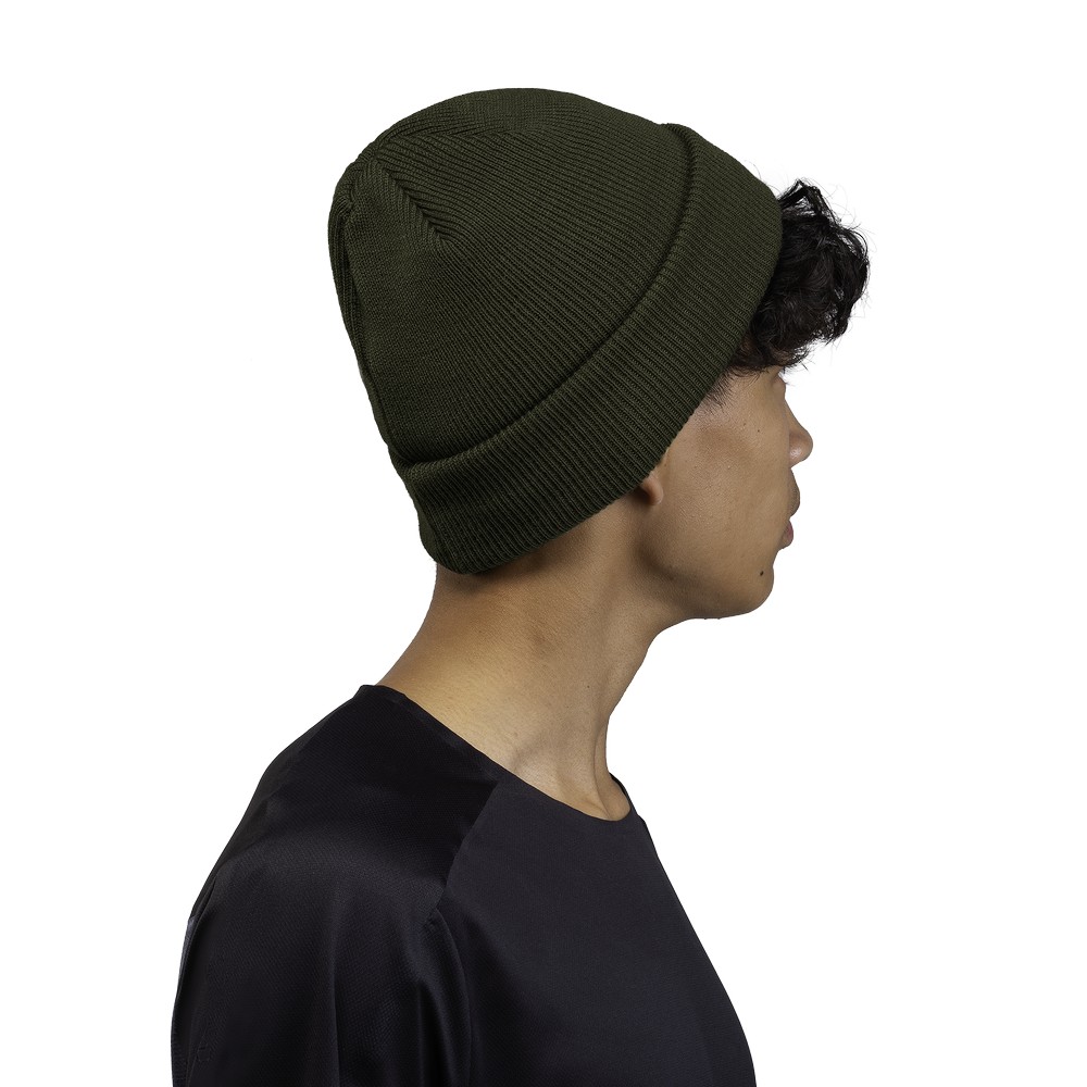 On |Men QC Merino Beanie Headwear Olive | QU04-Y7UF