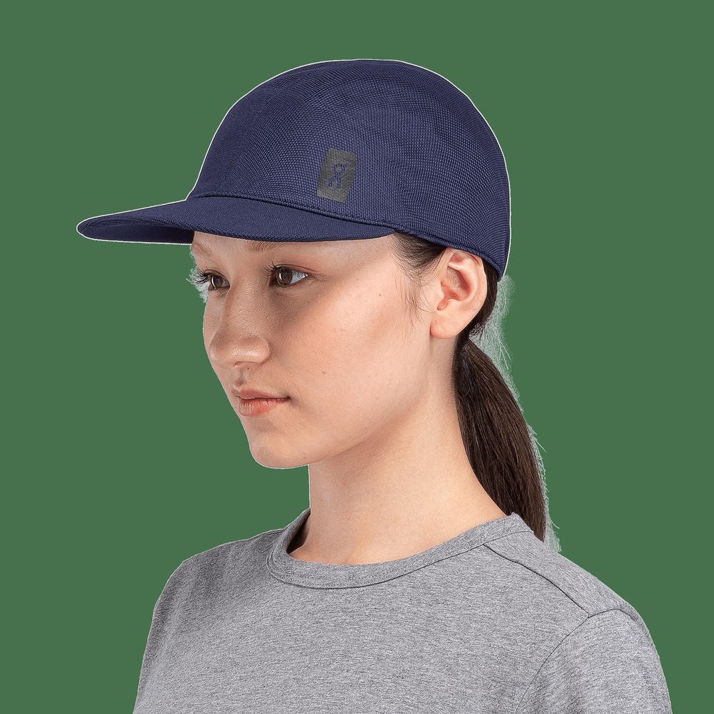 On |Men QC Moulded Cap Headwear Navy | GJ00-F5UT