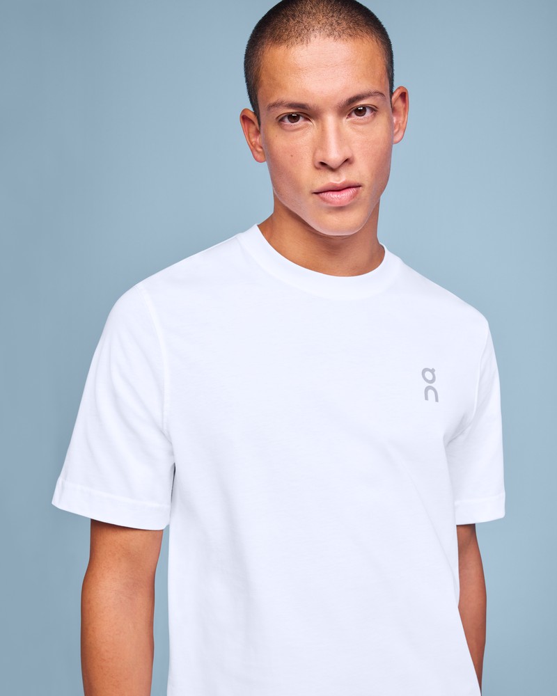 On |Men QC On-T R.F.E.O Tops and T-shirts White | QU90-B5ET