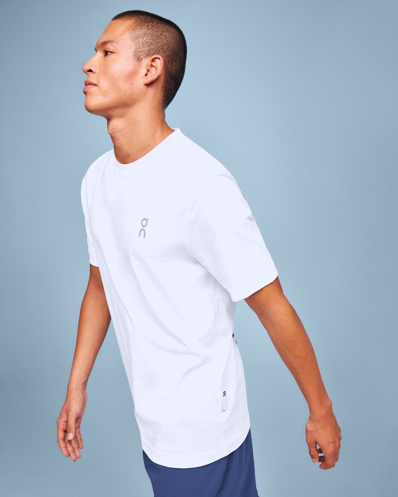 On |Men QC On-T R.F.E.O Tops and T-shirts White | QU90-B5ET