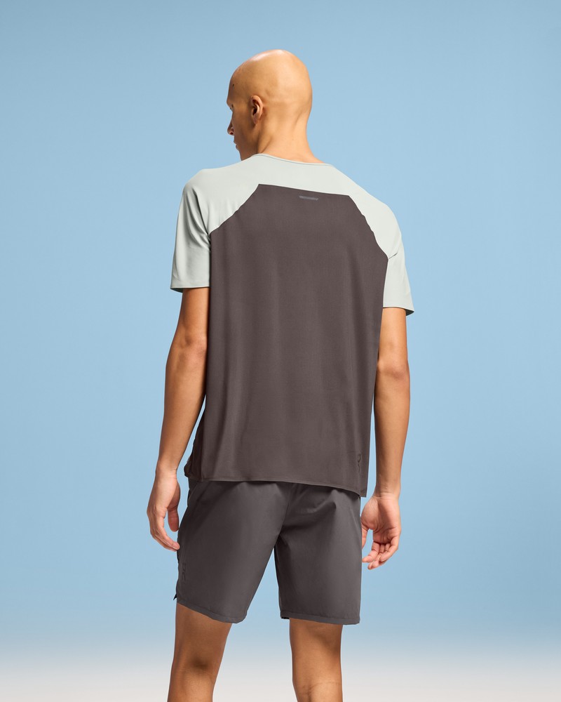 On |Men QC Performance-T Tops and T-shirts Cobble | FL85-Q4YJ