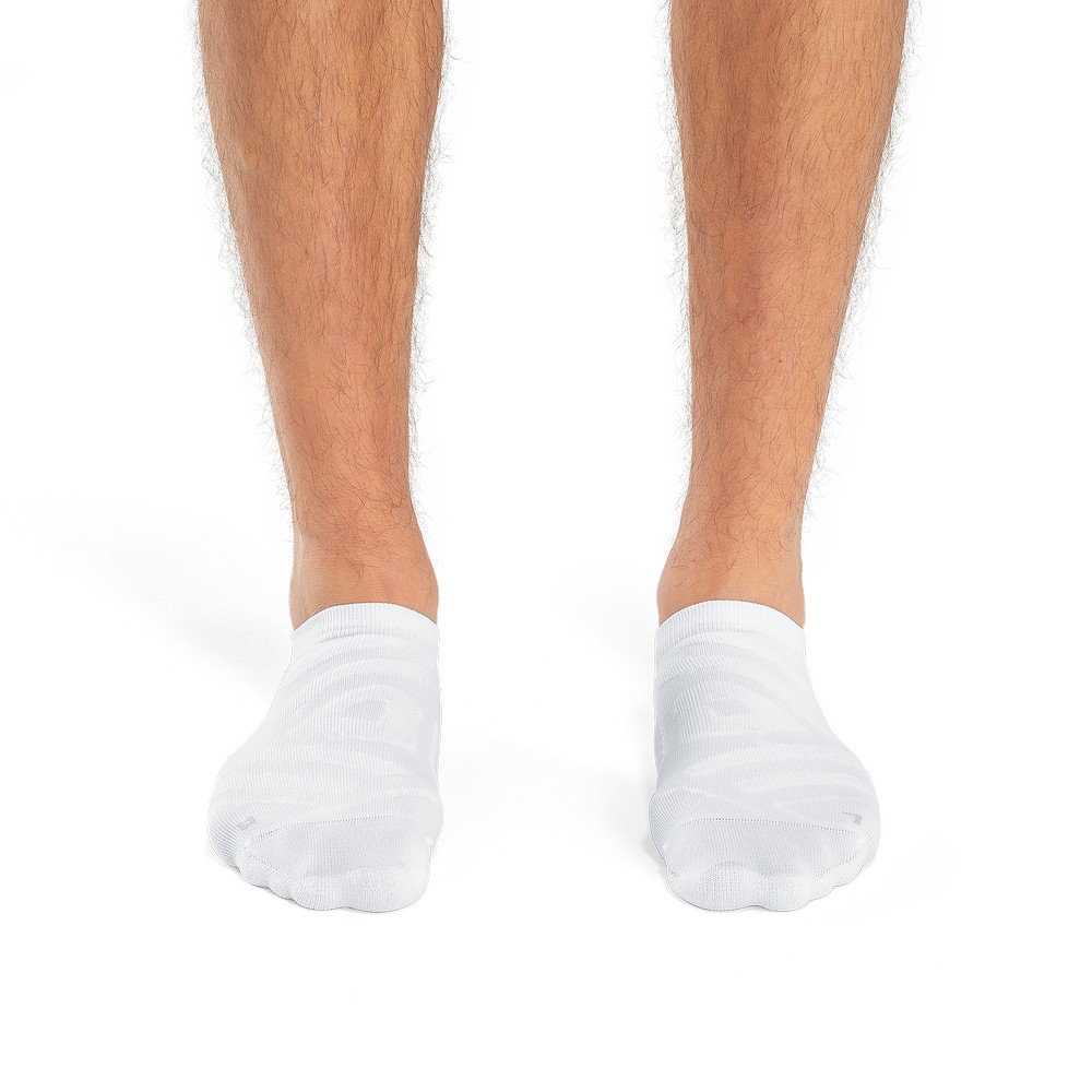 On |Men QC Performance Low Sock Socks White | Ivory | OH20-S3OW