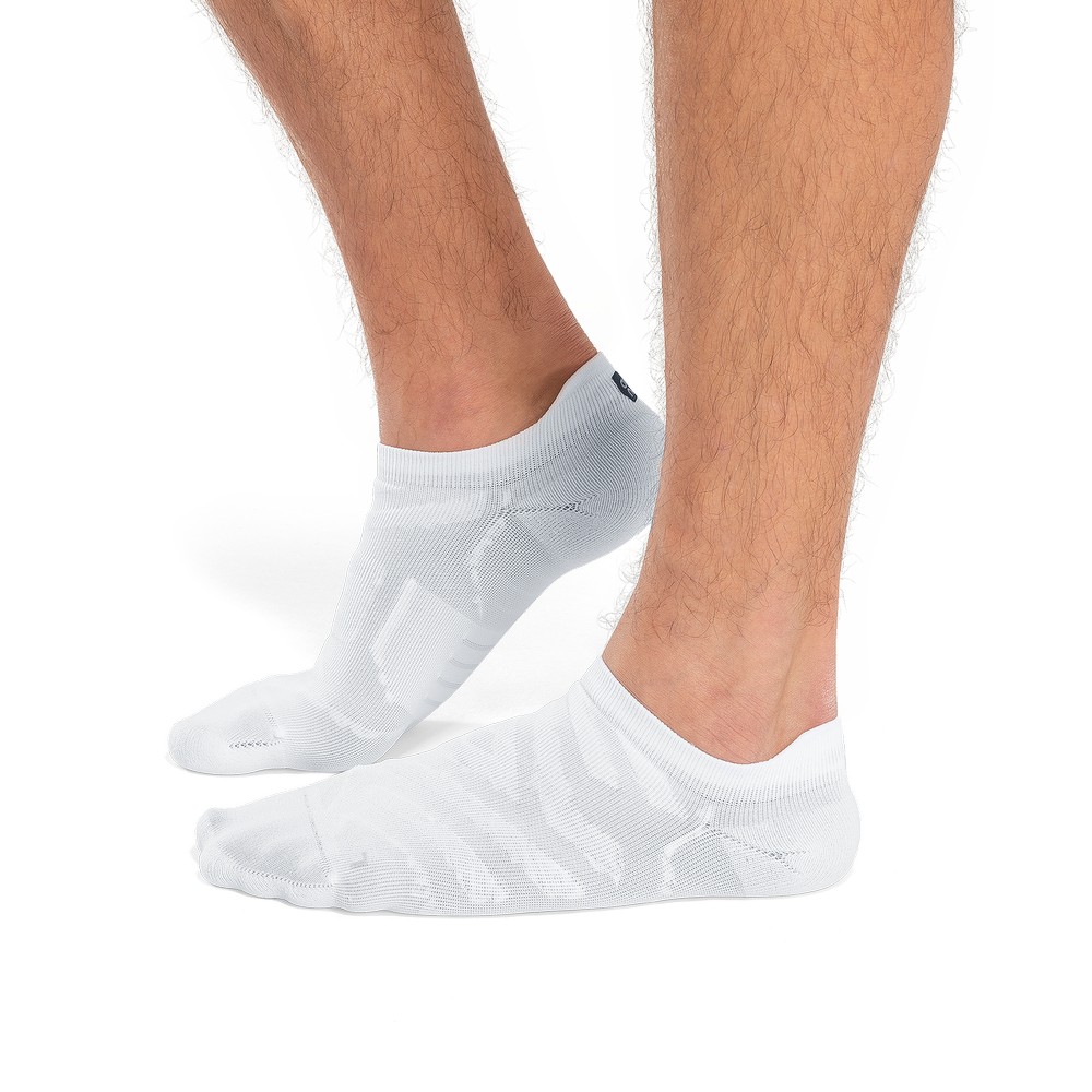 On |Men QC Performance Low Sock Socks White | Ivory | OH20-S3OW