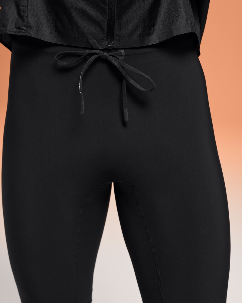 On |Men QC Race Tights Half Tights & Leggings Black | TK39-G9HL