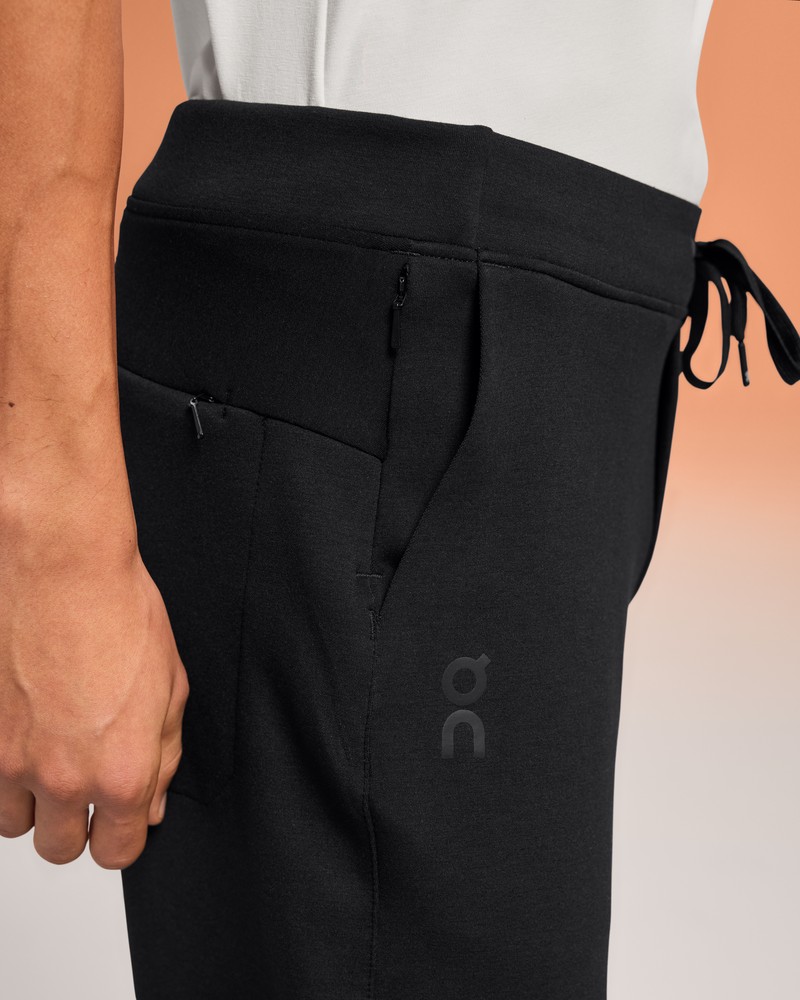 On |Men QC Sweat Pants Pants Black | MN20-L0IL