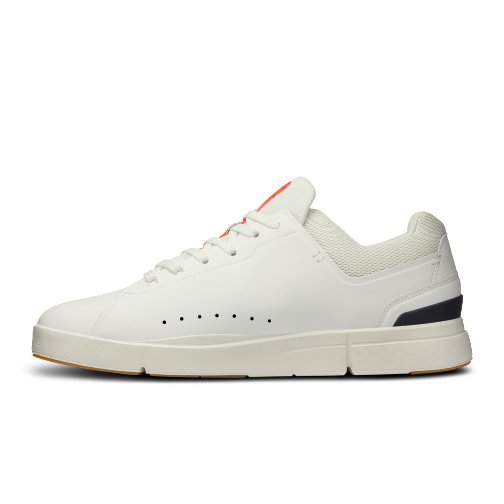 On |Men QC THE ROGER Advantage Lifestyle Shoes White / Spice | XO66-U3DL