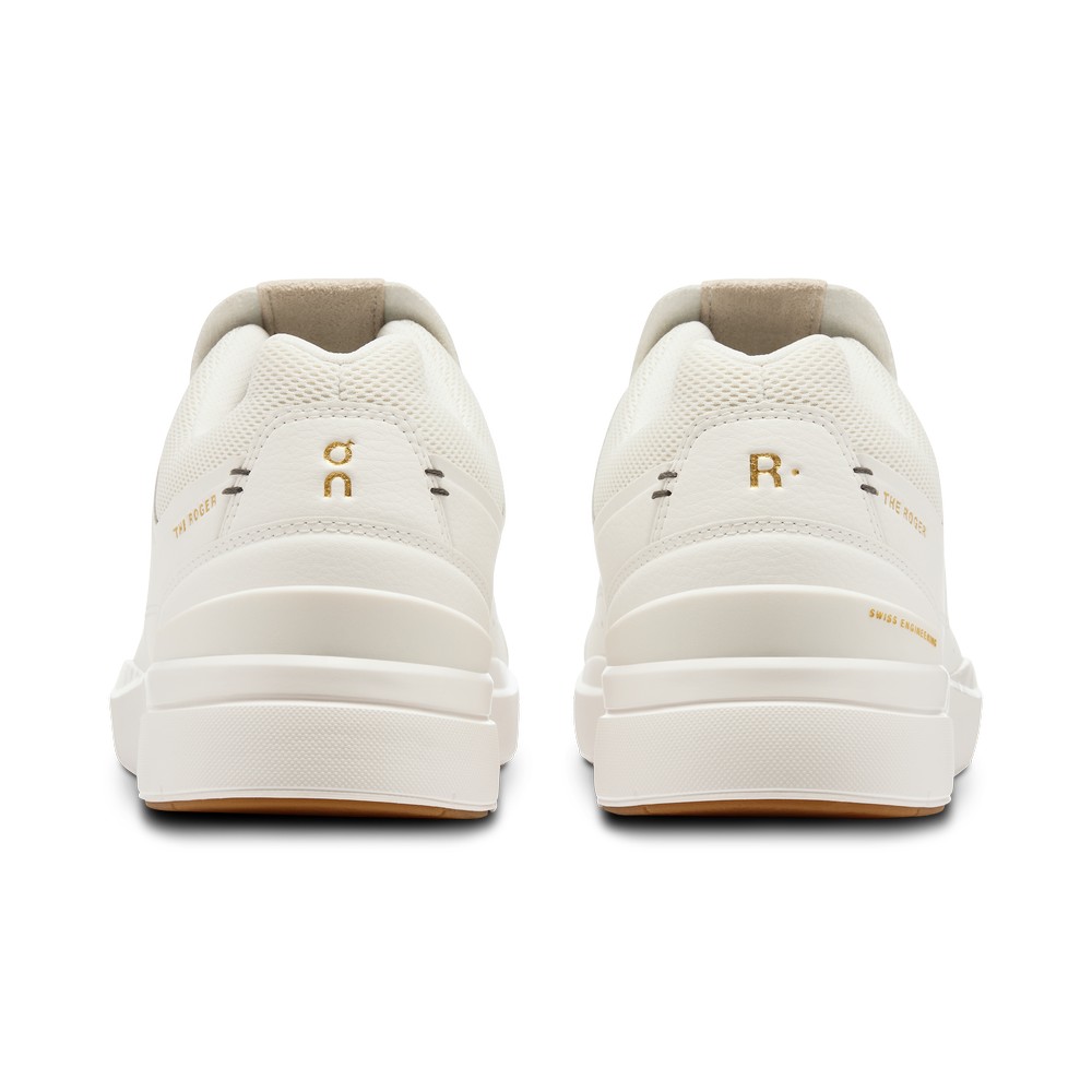 On |Men QC THE ROGER Centre Court Lifestyle Shoes White / Gum | AN82-C4HG