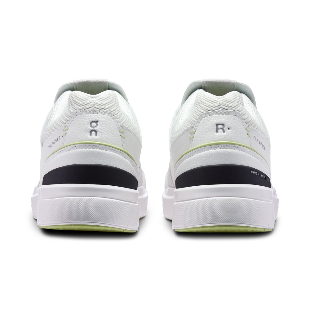 On |Men QC THE ROGER Clubhouse Lifestyle Shoes White / Acacia | BW49-M5DO