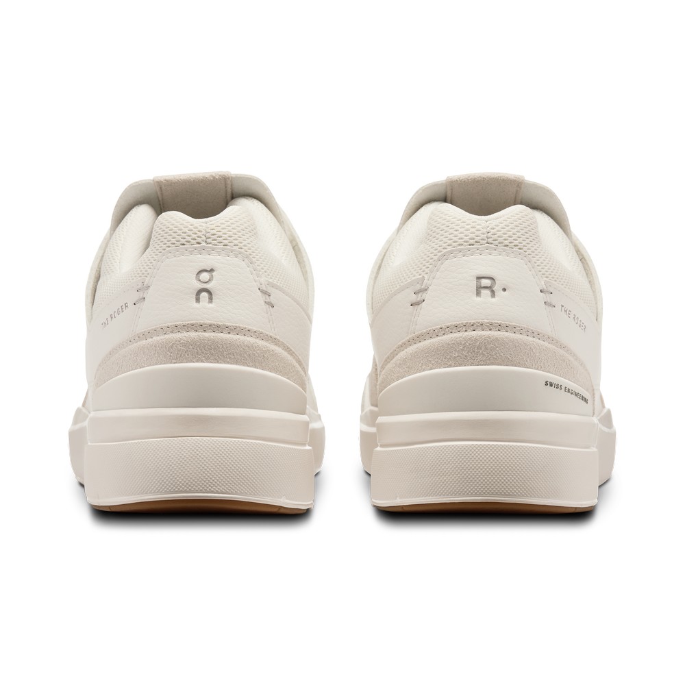 On |Men QC THE ROGER Clubhouse Lifestyle Shoes White / Sand | CN03-W2CM