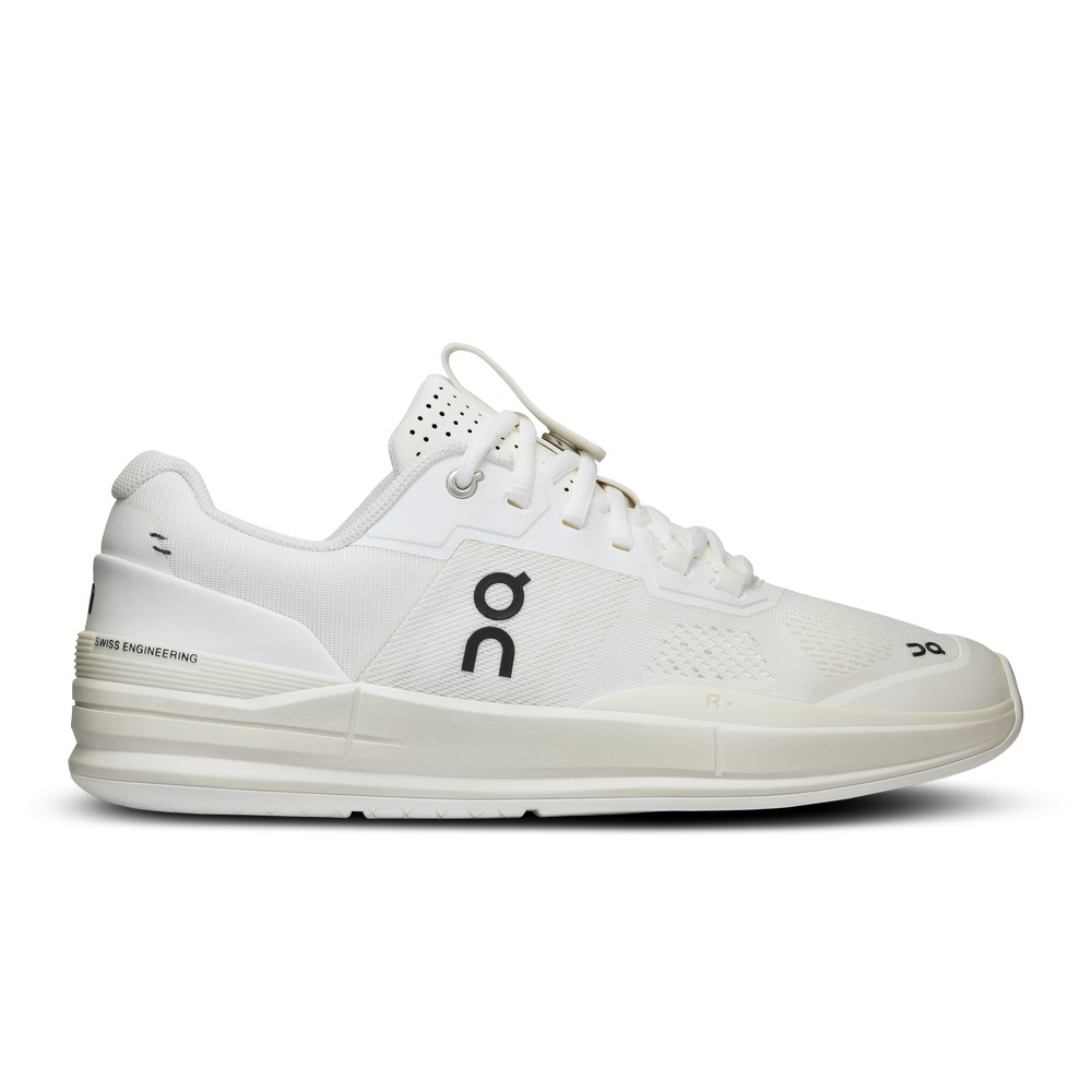 On |Men QC THE ROGER Pro Tennis shoes Undyed-White / Black | DQ24-R7MN