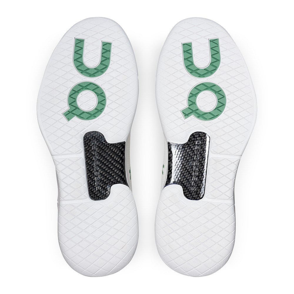 On |Men QC THE ROGER Pro Tennis shoes White / Green | WO95-V8UU