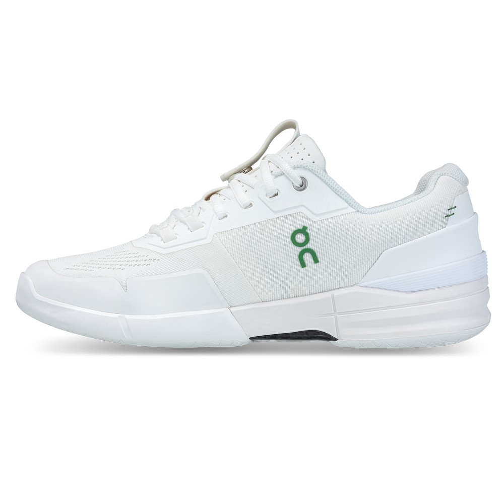 On |Men QC THE ROGER Pro Tennis shoes White / Green | WO95-V8UU