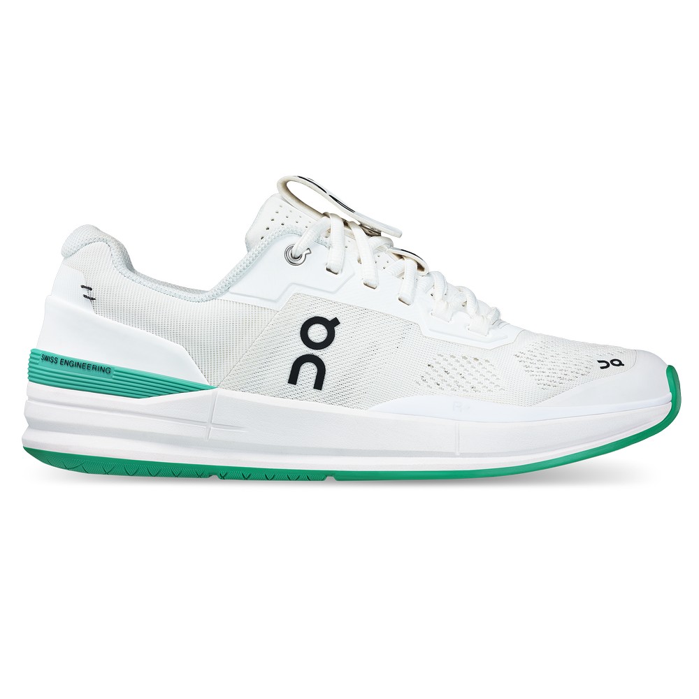 On |Men QC THE ROGER Pro Tennis shoes White / Mint | AD86-P5JD