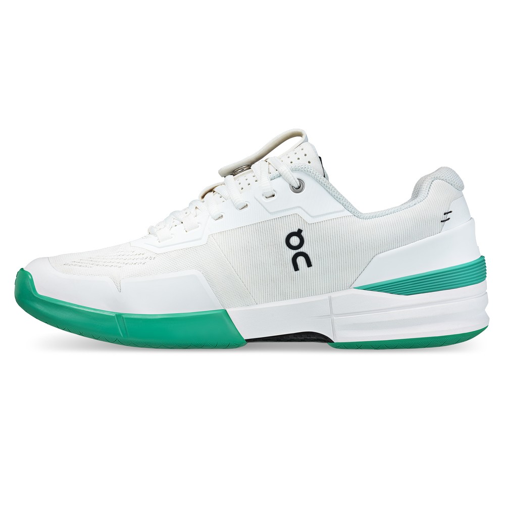 On |Men QC THE ROGER Pro Tennis shoes White / Mint | AD86-P5JD