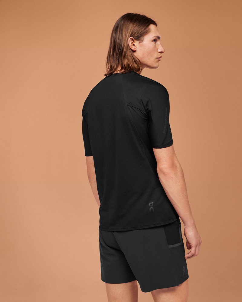 On |Men QC Ultra-T Tops and T-shirts Black | HP22-N5QA