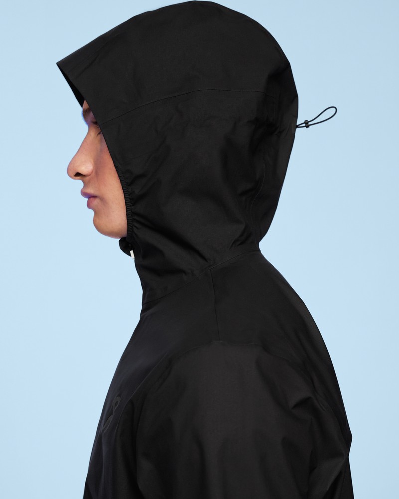 On |Men QC Waterproof Anorak Jackets Black | RO95-D9DC