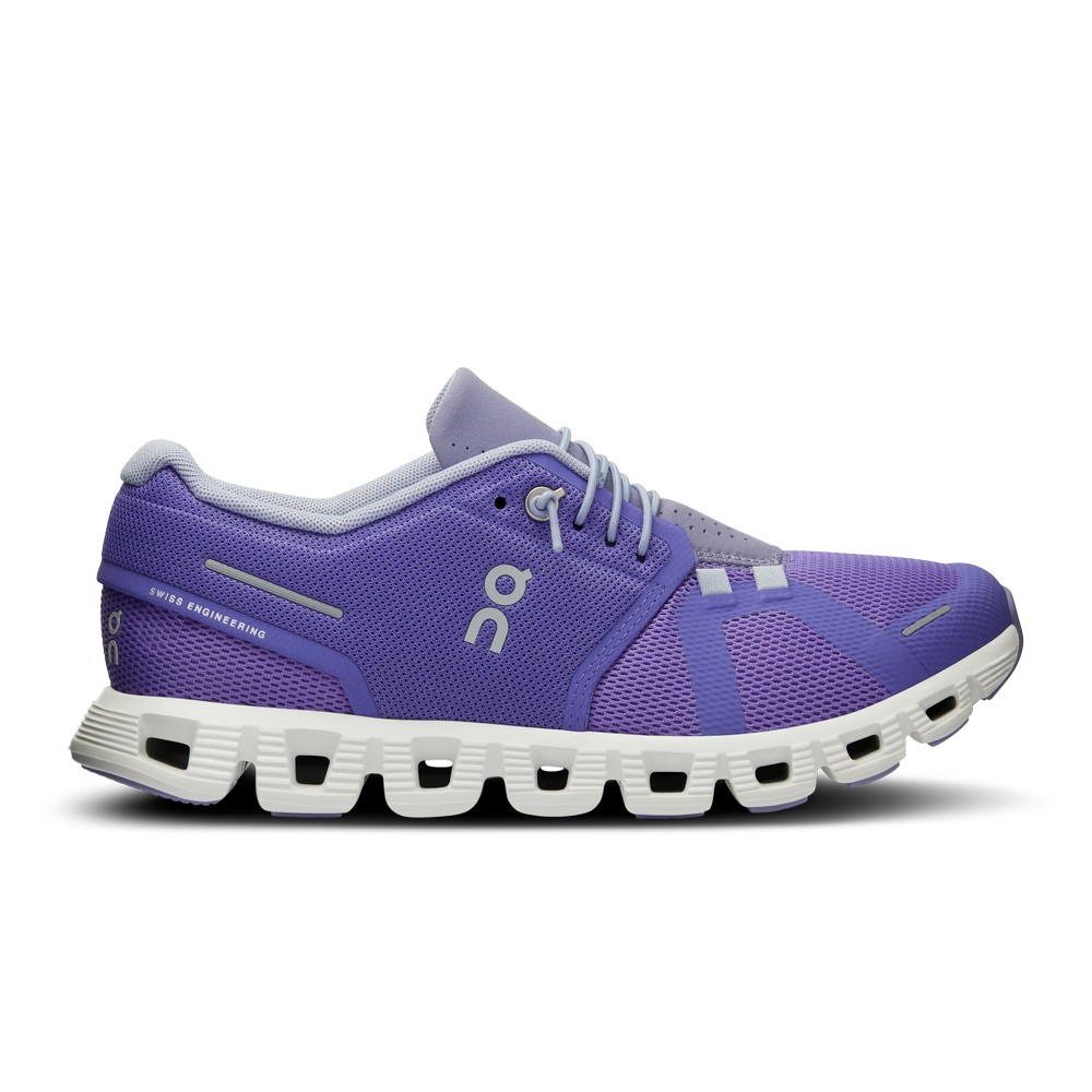 On |Women QC Cloud 5 Lifestyle Shoes Blueberry / Feather | VA11-K1IH