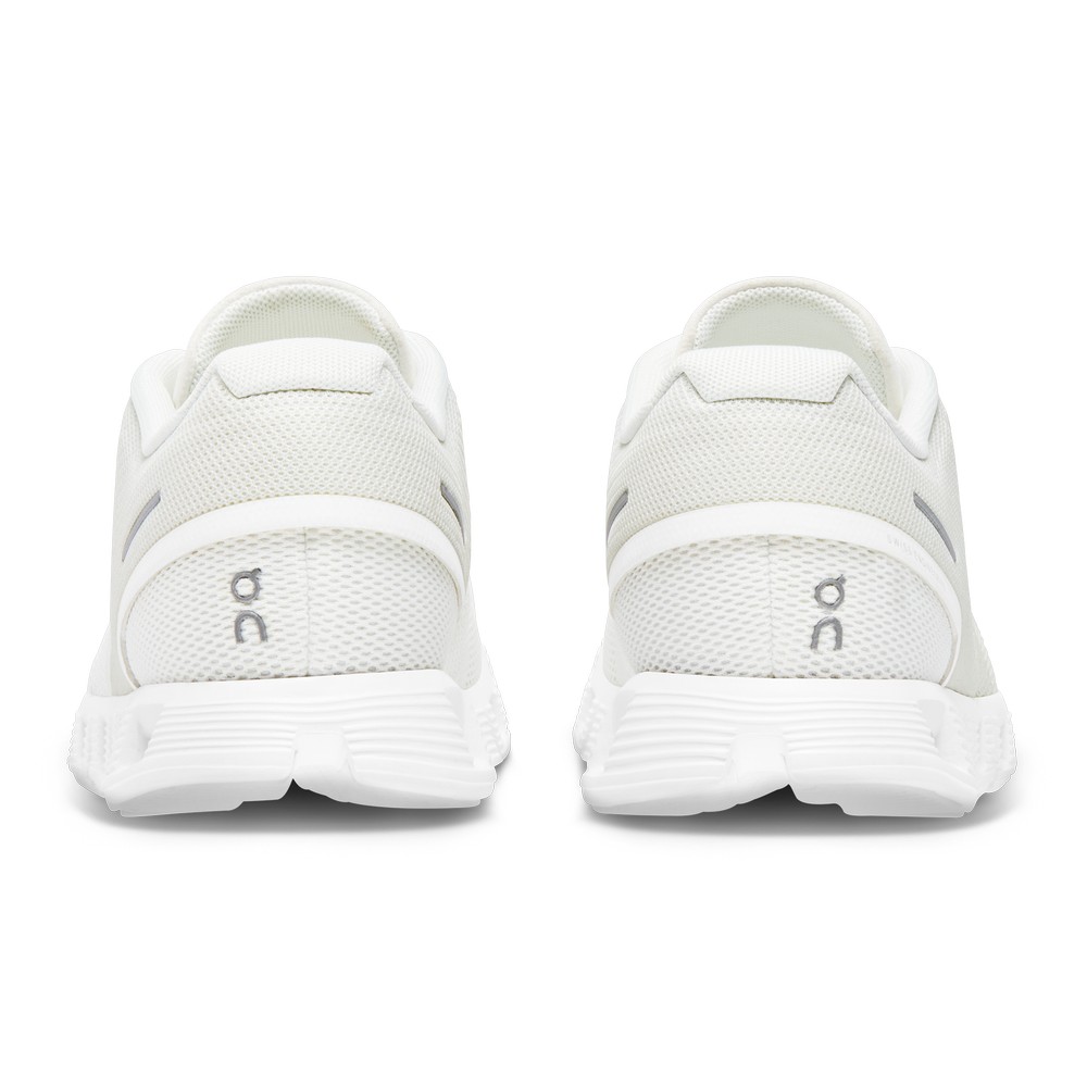 On |Women QC Cloud 5 Lifestyle Shoes Undyed-White / White | IO67-V8FA