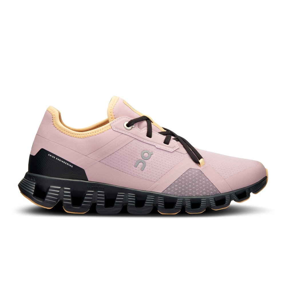 On |Women QC Cloud X 3 AD Training & GYM Shoes Mauve / Magnet | VQ83-X9HK