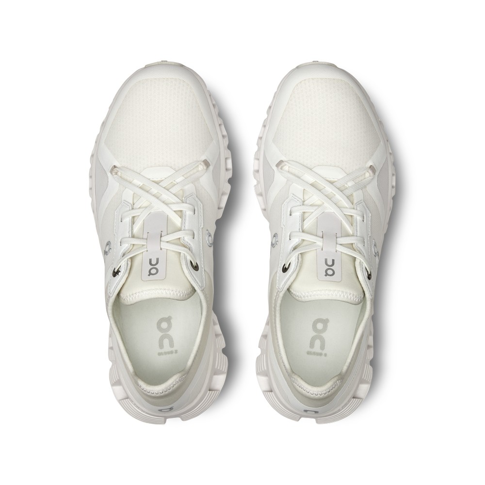 On |Women QC Cloud X 3 AD Training & GYM Shoes Undyed-White / White | NX98-X2ZY