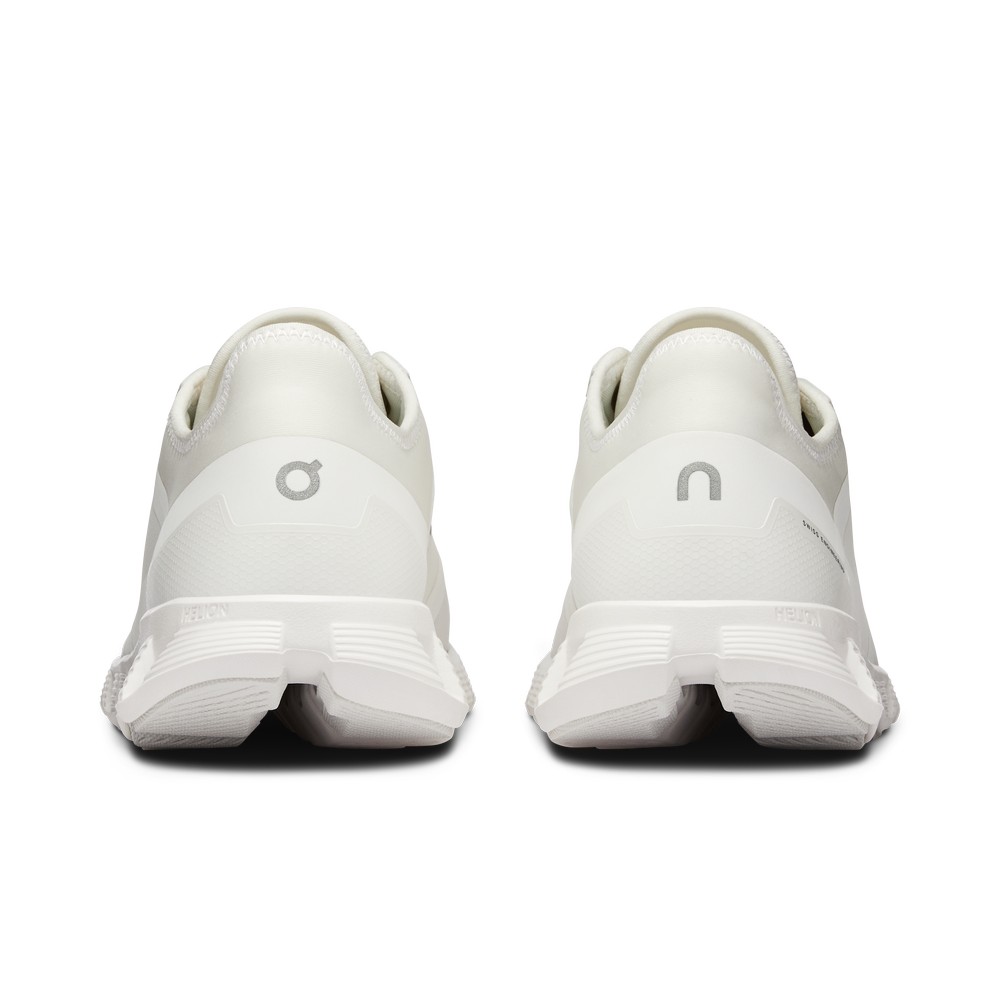 On |Women QC Cloud X 3 AD Training & GYM Shoes Undyed-White / White | NX98-X2ZY