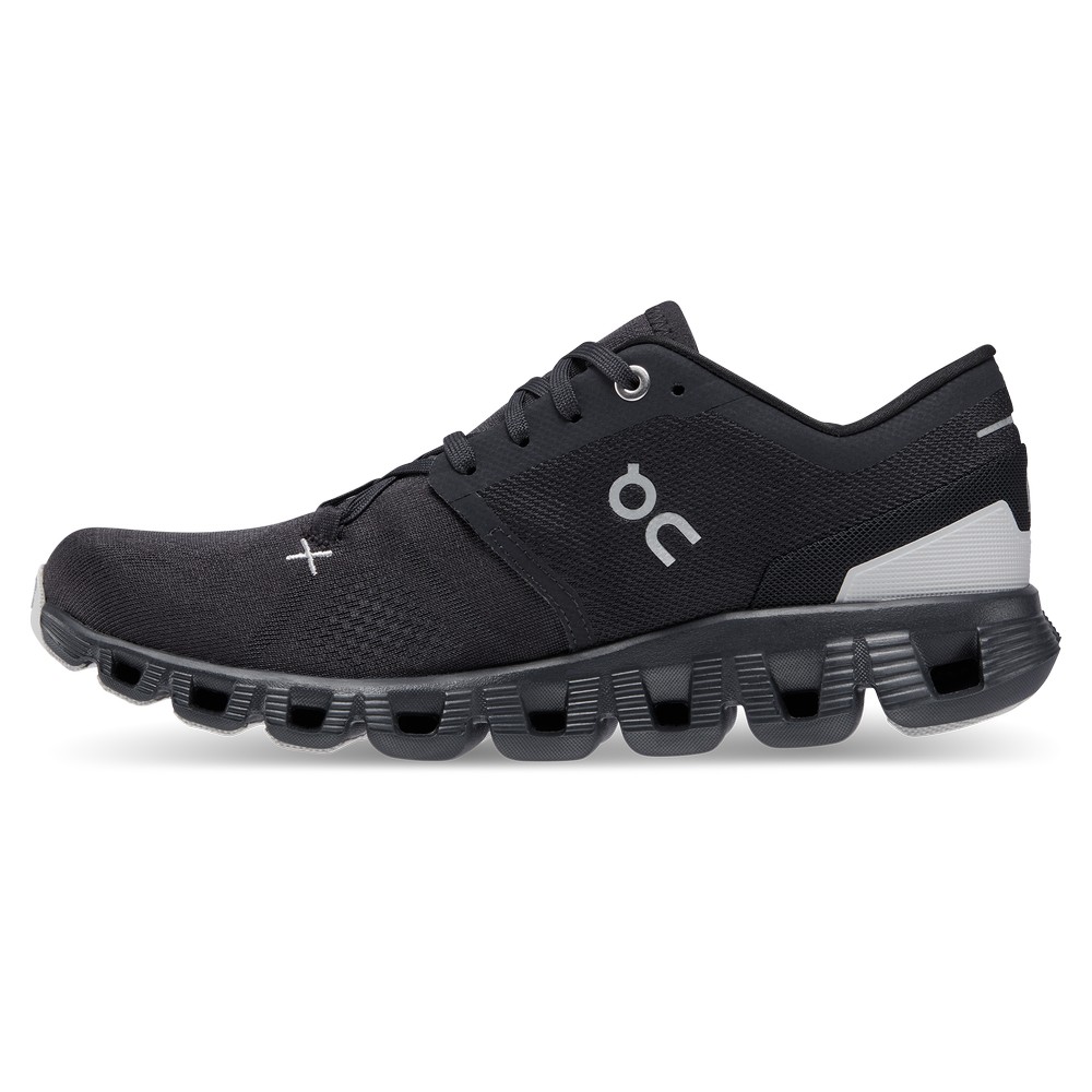 On |Women QC Cloud X 3 Training & GYM Shoes Black | EM82-D8BU