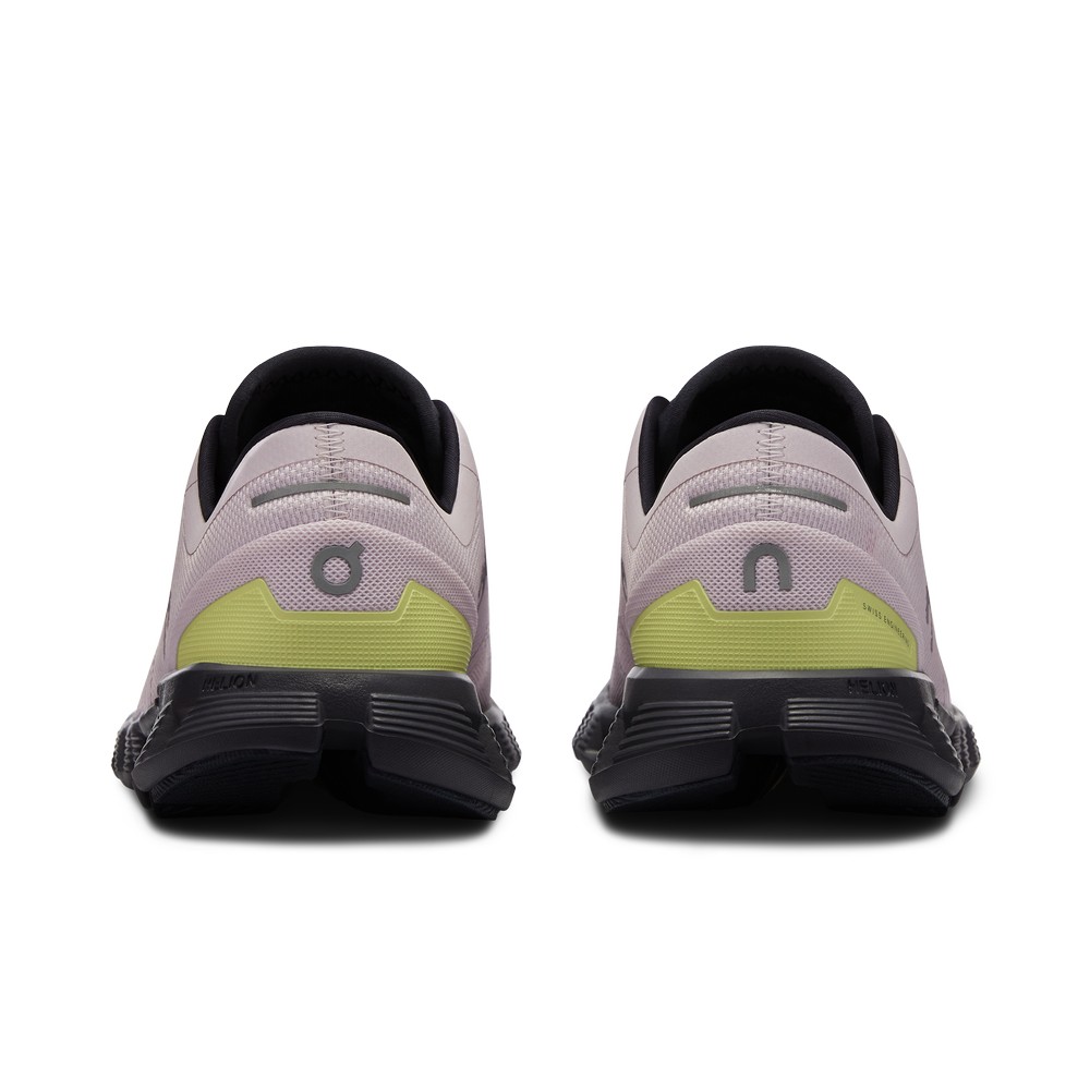 On |Women QC Cloud X 3 Training & GYM Shoes Orchid / Iron | UE90-I9IZ