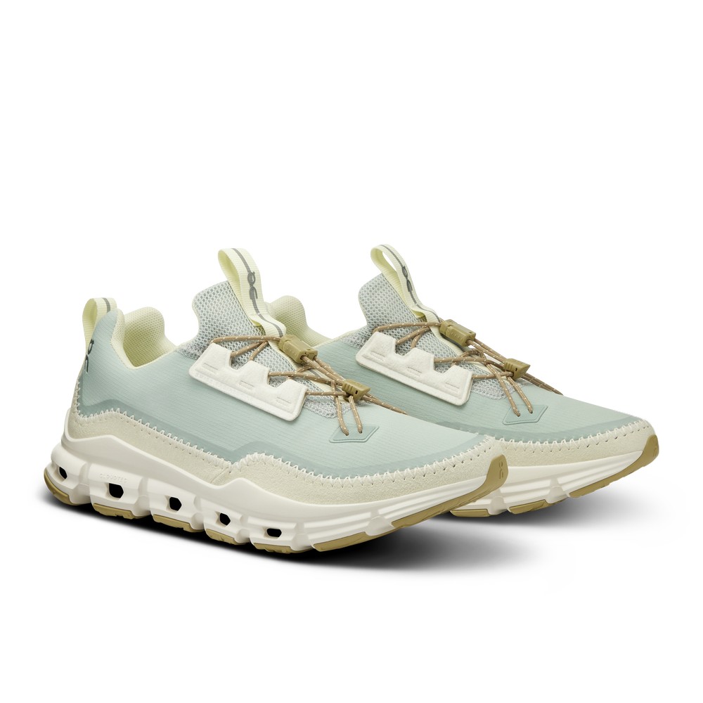 On |Women QC Cloudaway Lifestyle Shoes Glacier / Seedling | DV00-I0QO