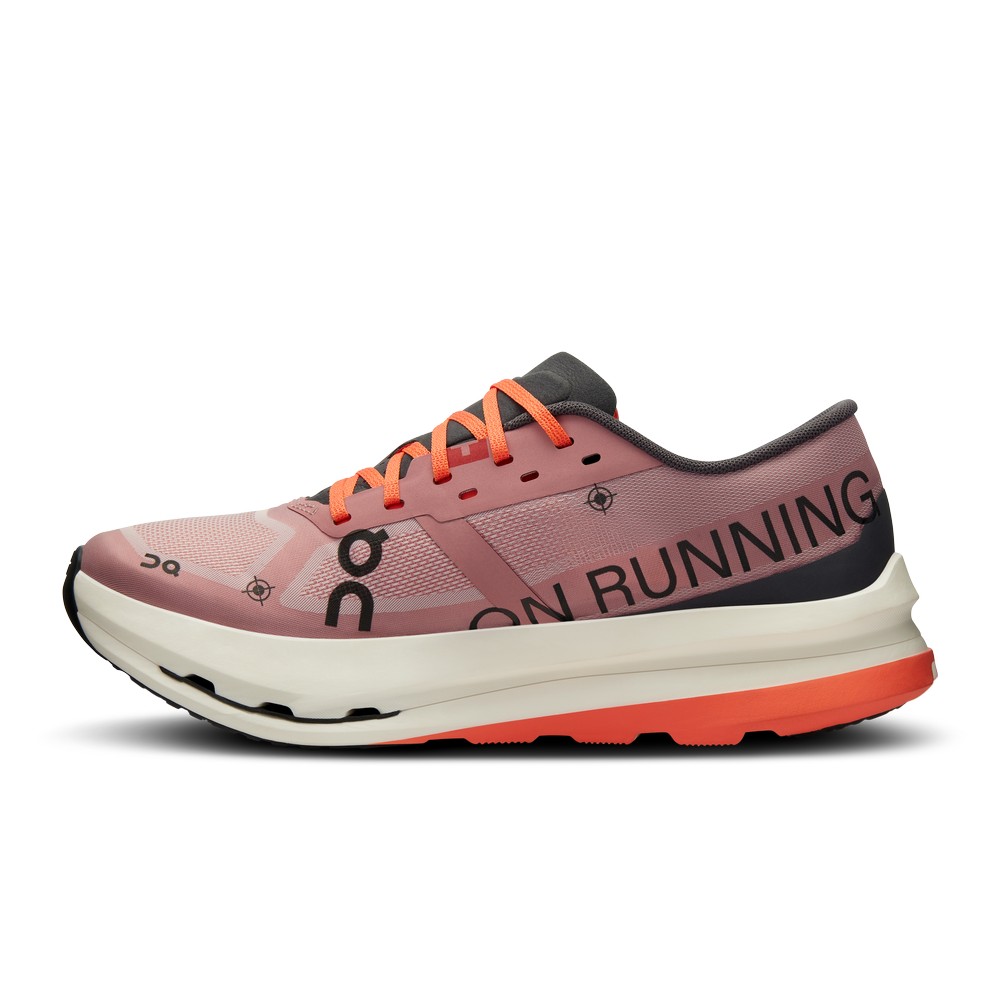 On |Women QC Cloudboom Echo 3 Road Running Shoes Dustrose / Eclipse | YD82-P2CD