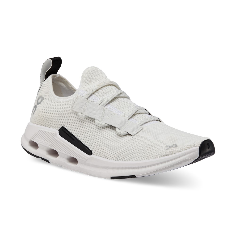 On |Women QC Cloudeasy Lifestyle Shoes Undyed White / Black | GM88-R3GH