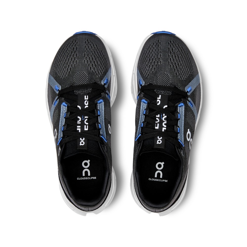 On |Women QC Cloudeclipse Road Running Shoes Black / Frost | HW59-H5RB